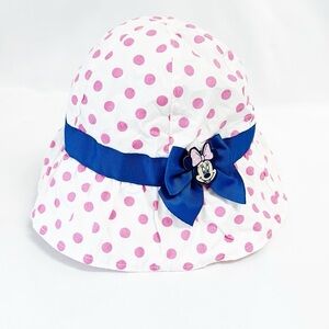 DISNEY Baby Polkadot Minnie Mouse Sun hat 12-18 months.